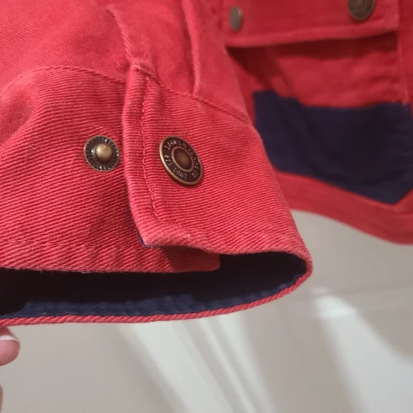 Lauren Ralph Lauren Lauren Jeans Coat Nauticle Brass Clasp Jacket Women’s Large - Picture 3 of 11